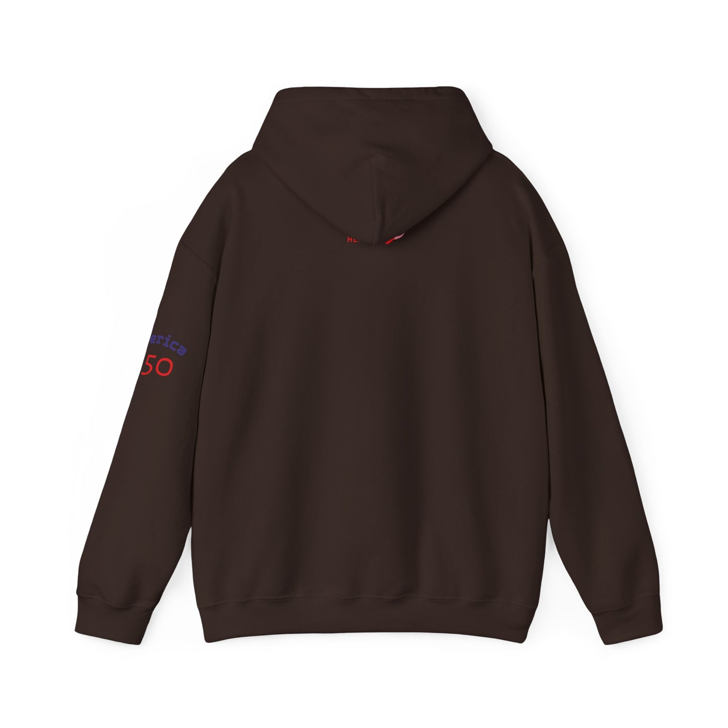 American Flag Brushstroke Hoodie — Patriotic USA Pullover (4th of July, Memorial Day)