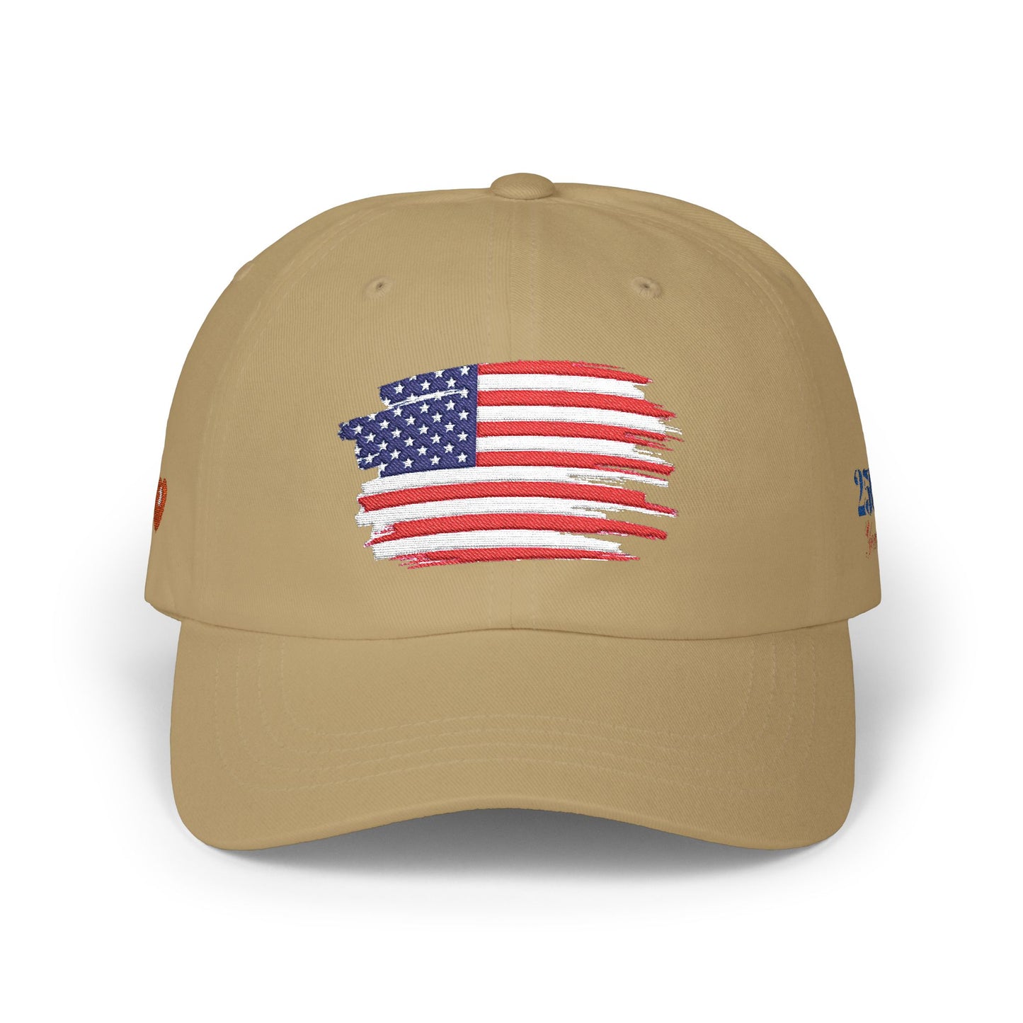 Embroidered American Flag Dad Cap 250 Years