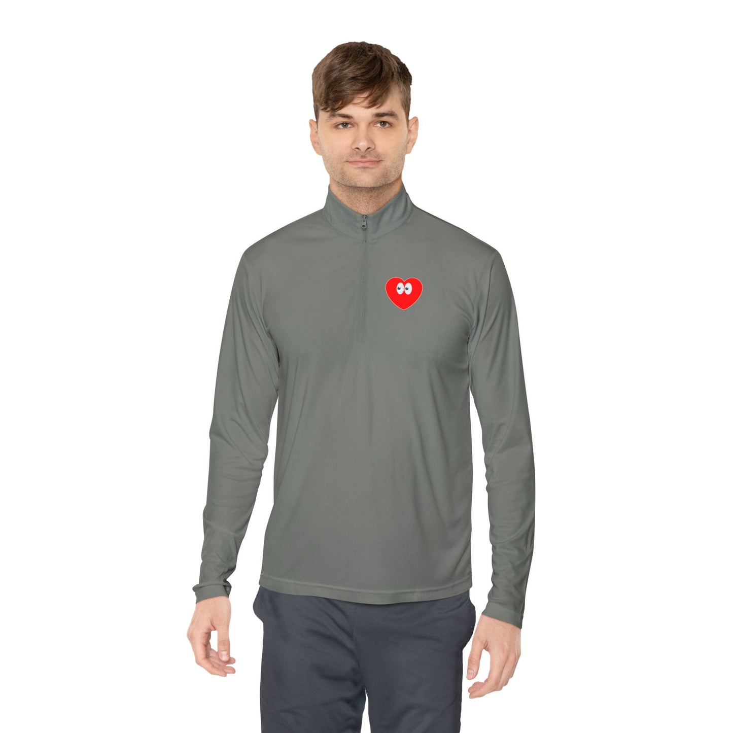 Heart Eyes Quarter-Zip Pullover