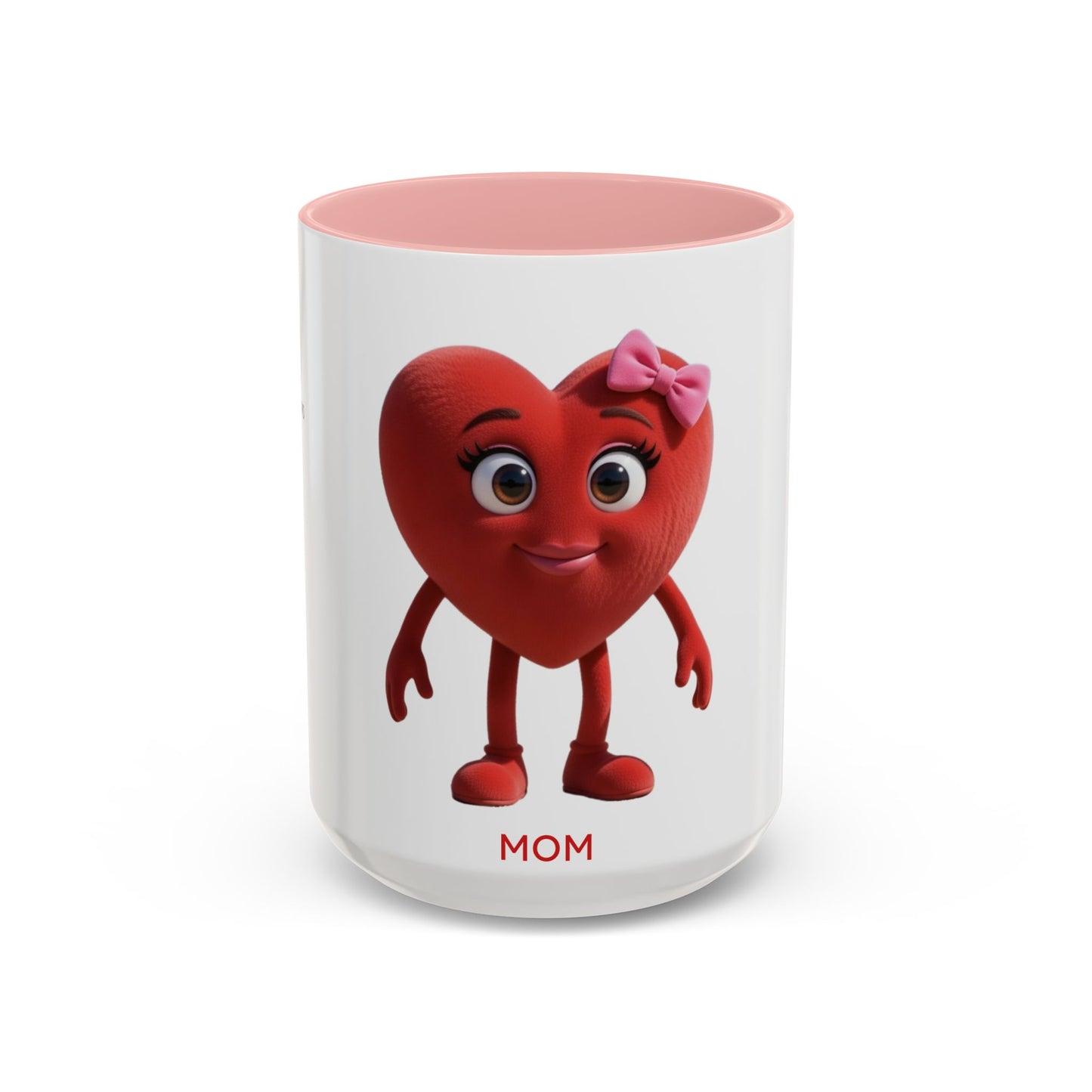 Mom Heart Coffee Mug (11, 15oz)