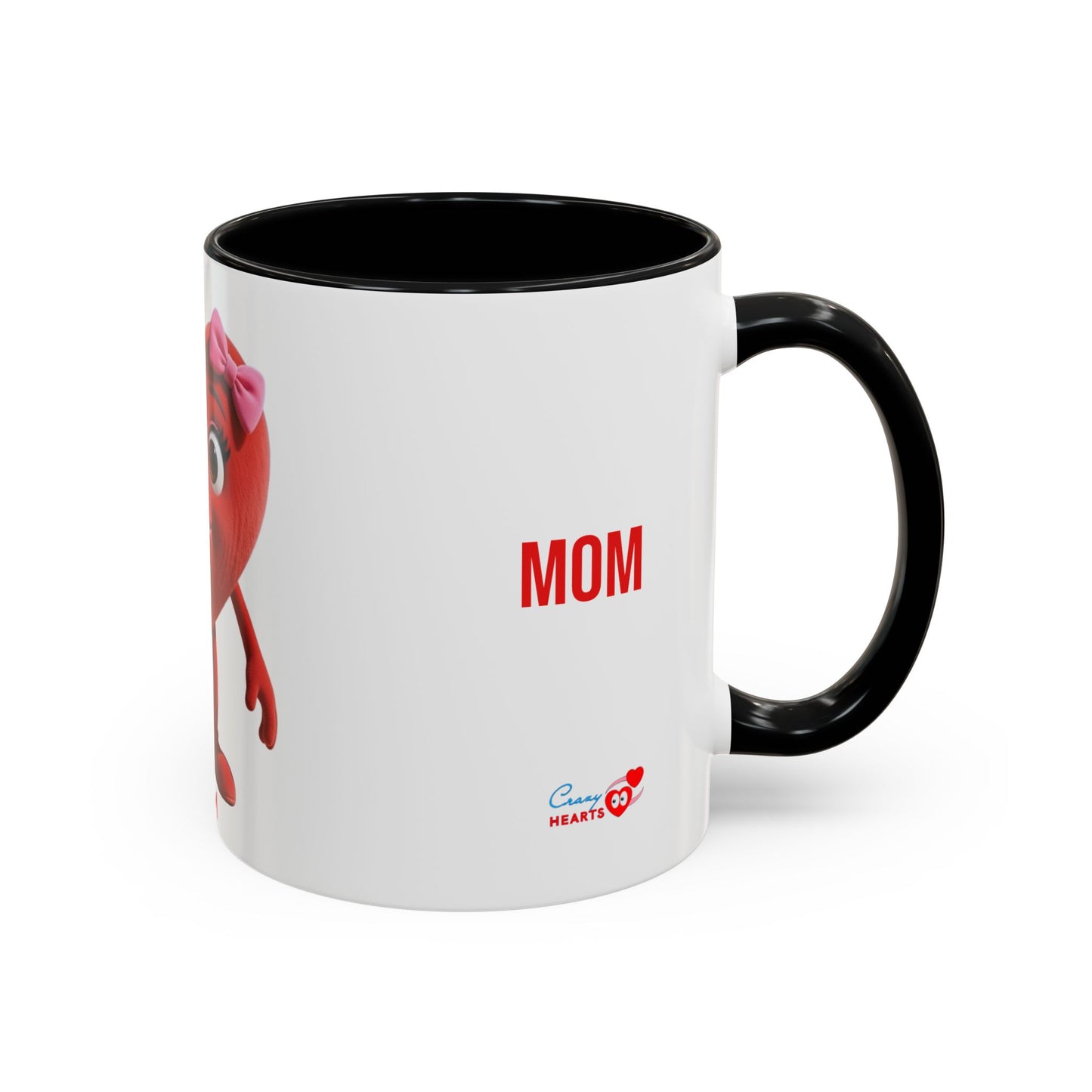 Mom Heart Coffee Mug (11, 15oz)