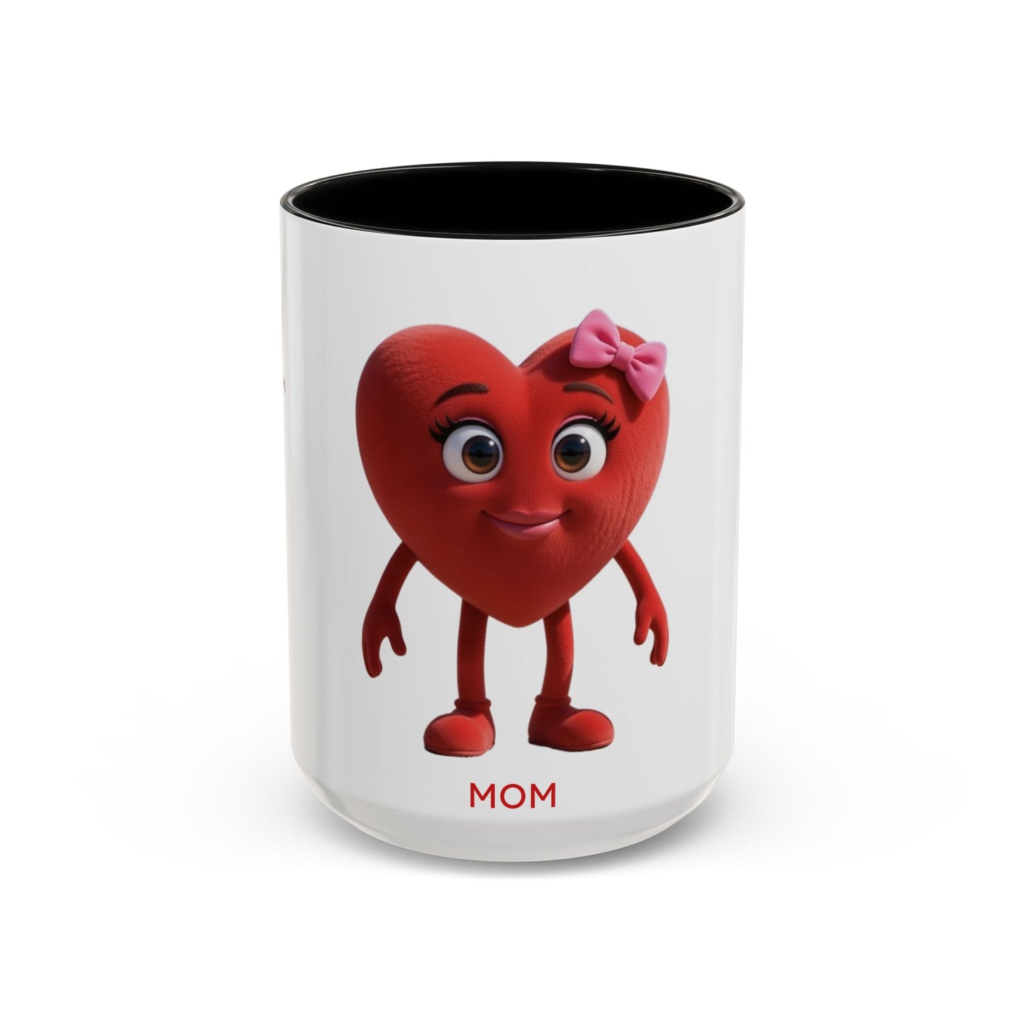 Mom Heart Coffee Mug (11, 15oz)