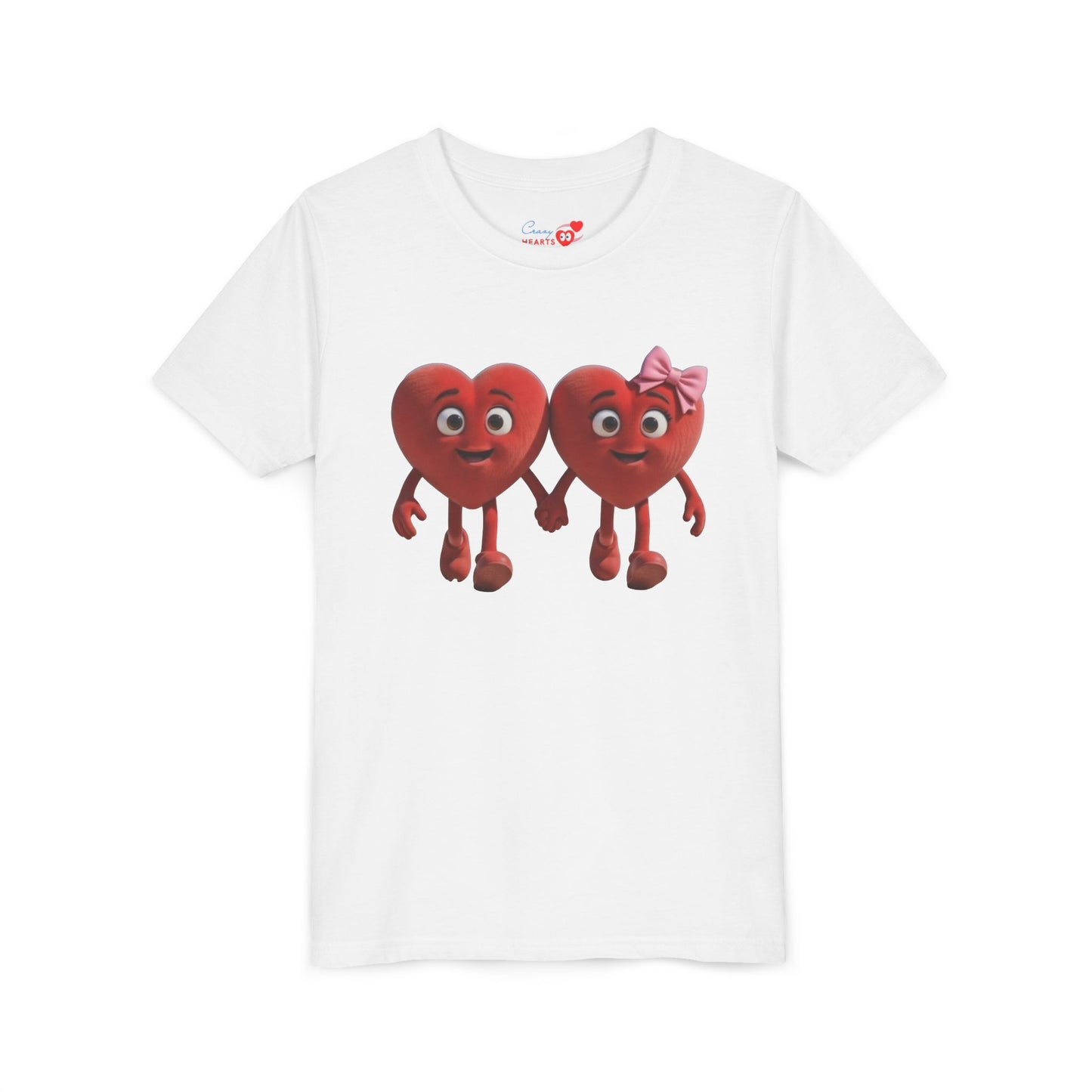 Youth Short Sleeve Hearts Graphic Tee