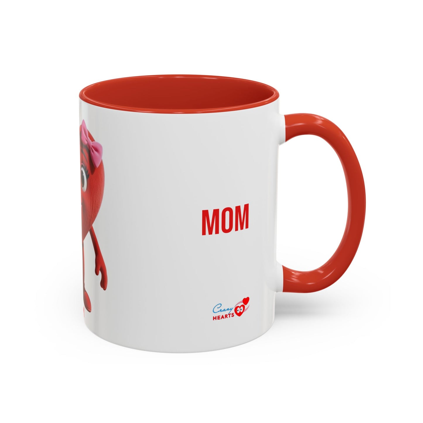 Mom Heart Coffee Mug (11, 15oz)