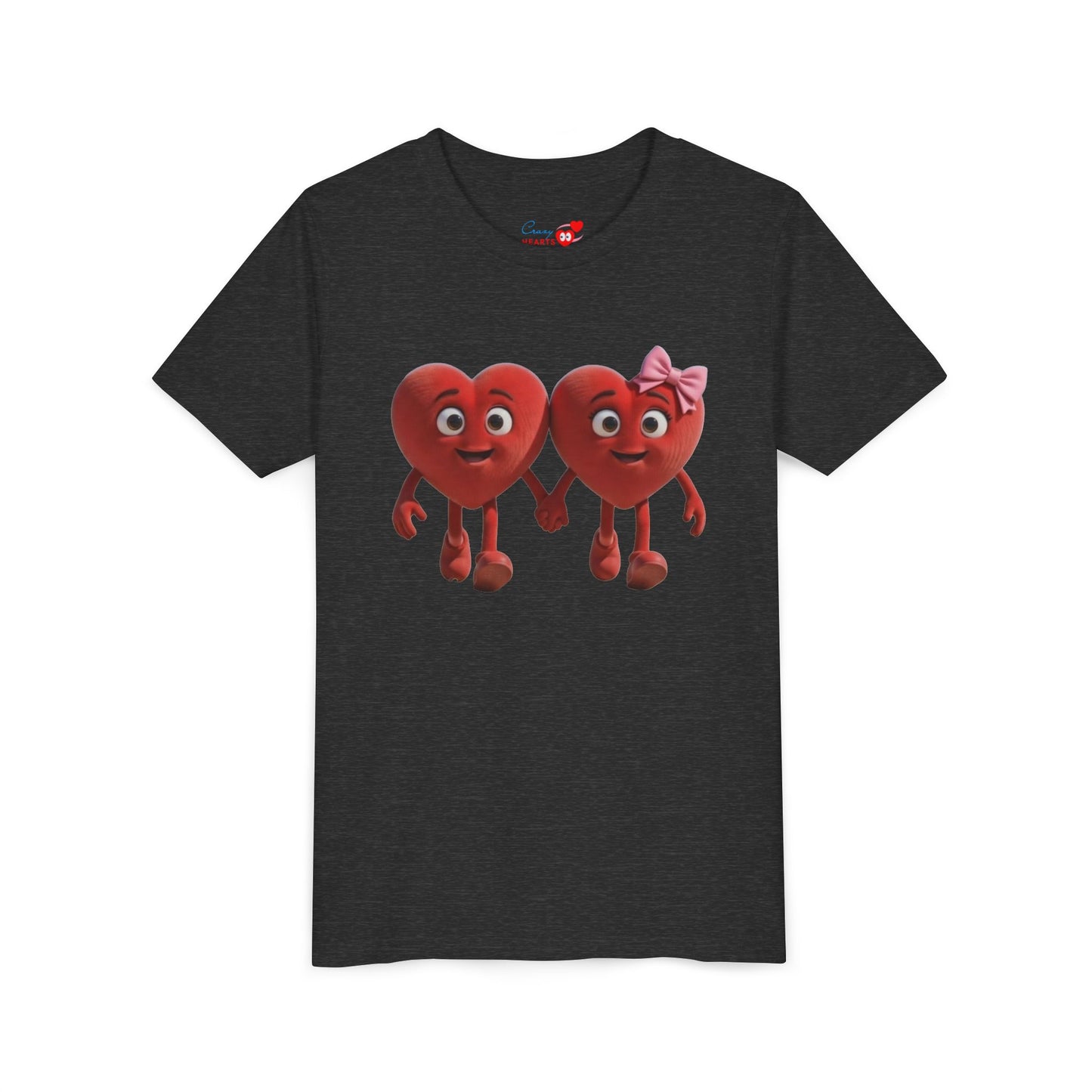 Youth Short Sleeve Hearts Graphic Tee