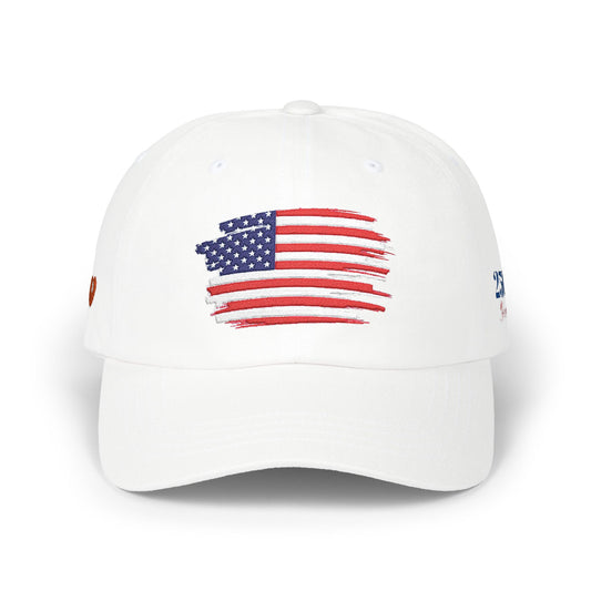 Embroidered American Flag Dad Cap 250 Years