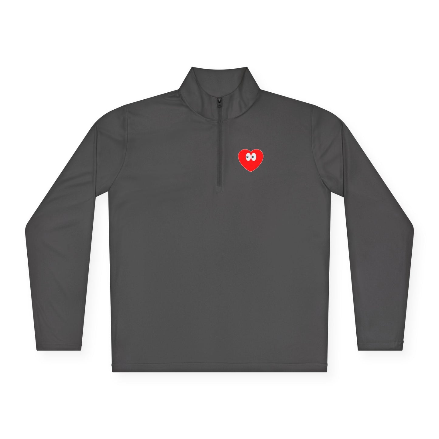 Heart Eyes Quarter-Zip Pullover