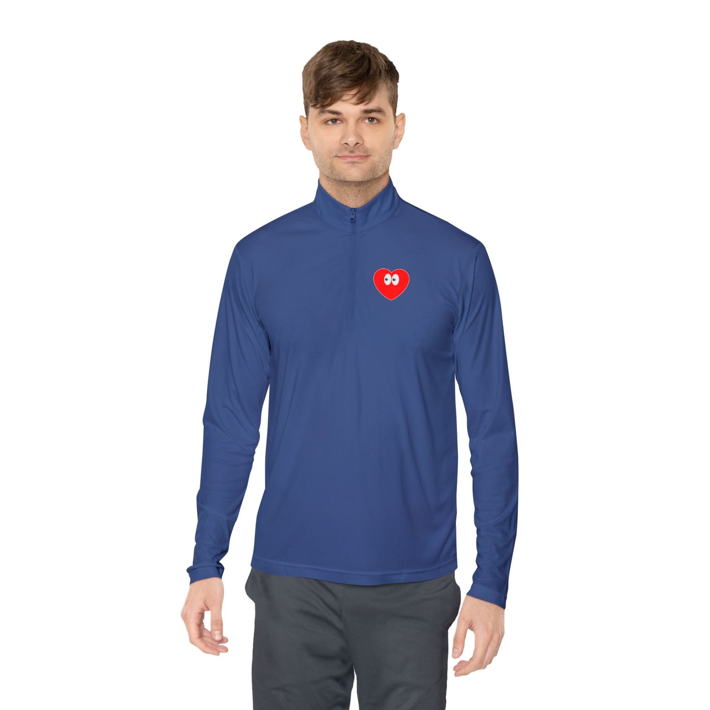 Heart Eyes Quarter-Zip Pullover