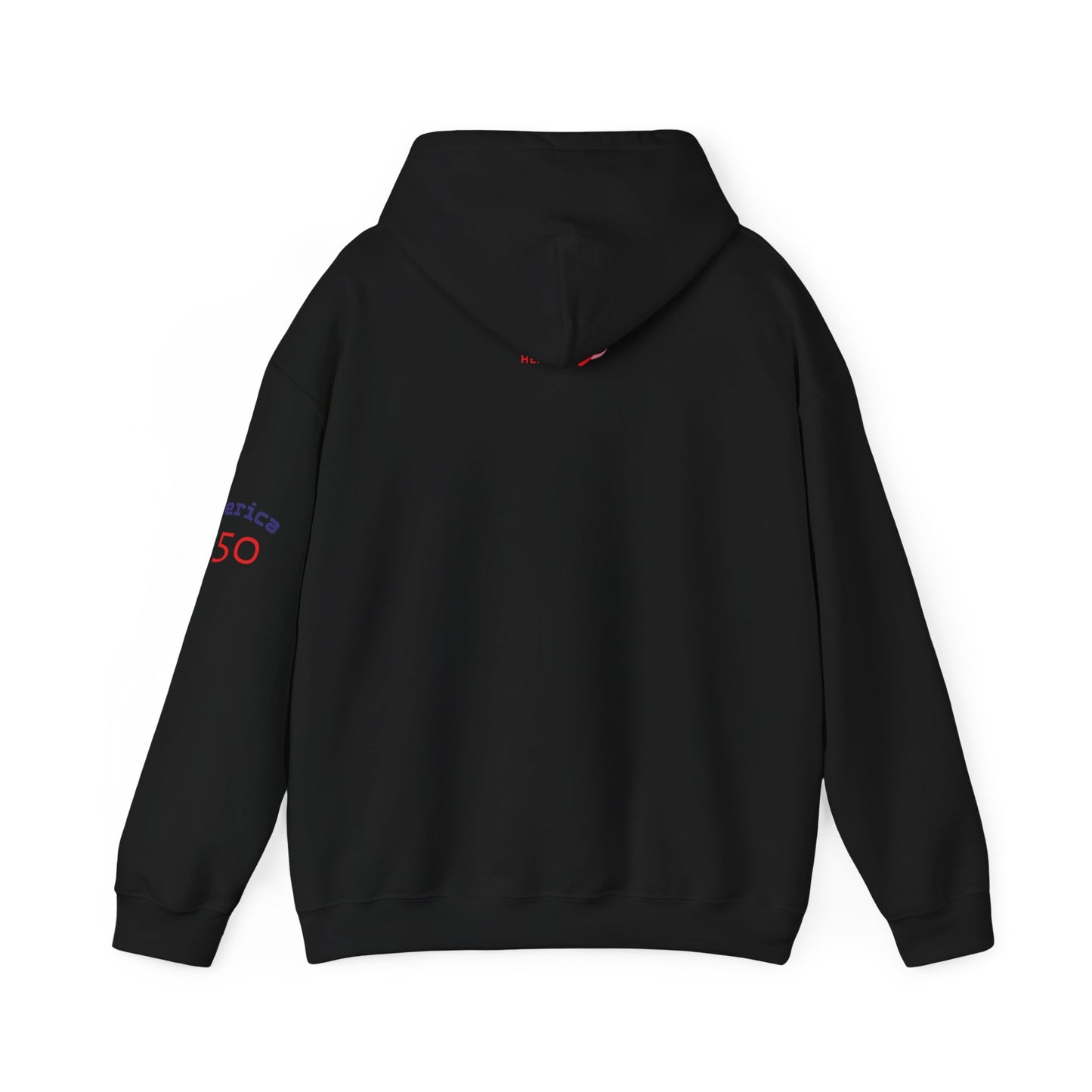 American Flag Brushstroke Hoodie — Patriotic USA Pullover (4th of July, Memorial Day)