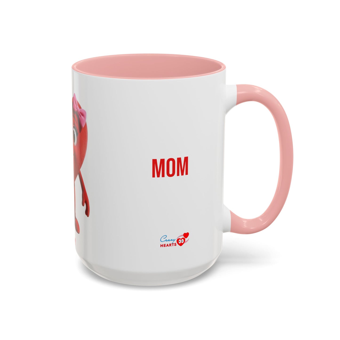 Mom Heart Coffee Mug (11, 15oz)