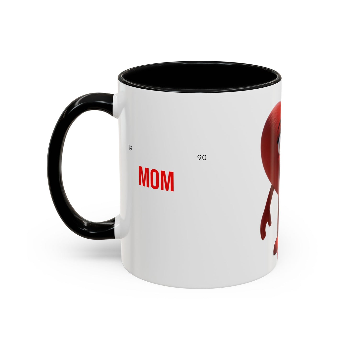 Mom Heart Coffee Mug (11, 15oz)