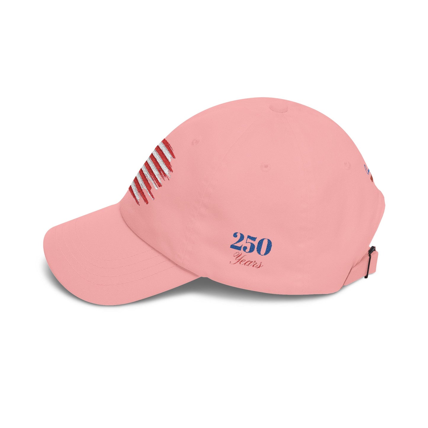 Embroidered American Flag Dad Cap 250 Years