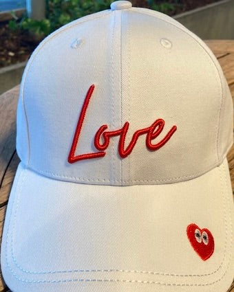 Love Hat – 3D Embroidered Heart Cap