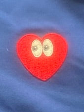 embroidered heart hoodie streetwear
