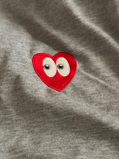 streetwear hoodie spread the love, crazy hearts embroidered hoodie front back, embroidered heart hoodie streetwear
