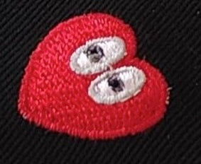 Embroidered Heart Hoodie | Crazy Hearts USA