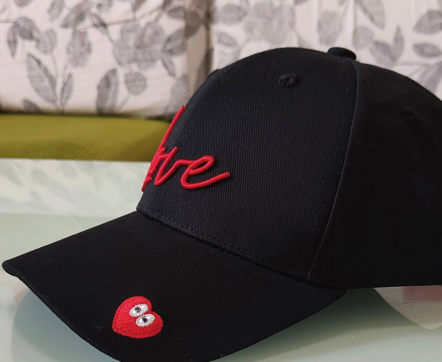 Love Hat – 3D Embroidered Heart Cap