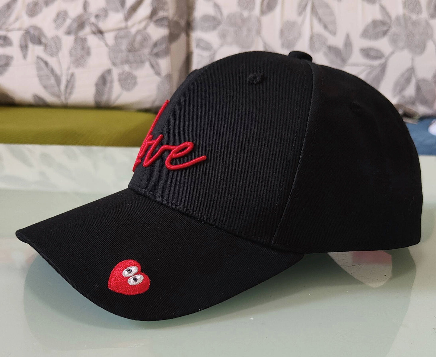 Love Hat – 3D Embroidered Heart Cap