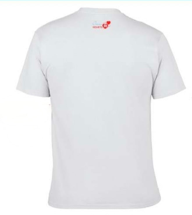 Embroidered Heart Eyes T-Shirt – Premium Cotton Tee